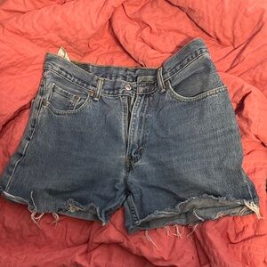Levi's Classic Blue Jean Shorts